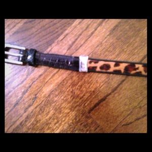 Brighton leopard zebra belt